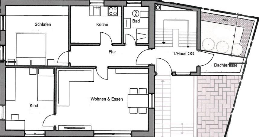 Etagenwohnung Bad Friedrichshall - 3 Zimmer, 68 m&sup2;, 890&euro; | Angebot:26421388