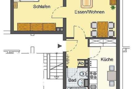 Wohnung zum Mieten in Detmold 399 € 52.86 m² 2 zimmer
