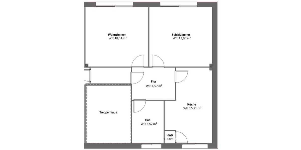 Erdgeschoßwohnung Gelsenkirchen Gelsenkirchen-Mitte - 2.5 Zimmer, 63 m&sup2;, 604&euro; | Angebot:26636781