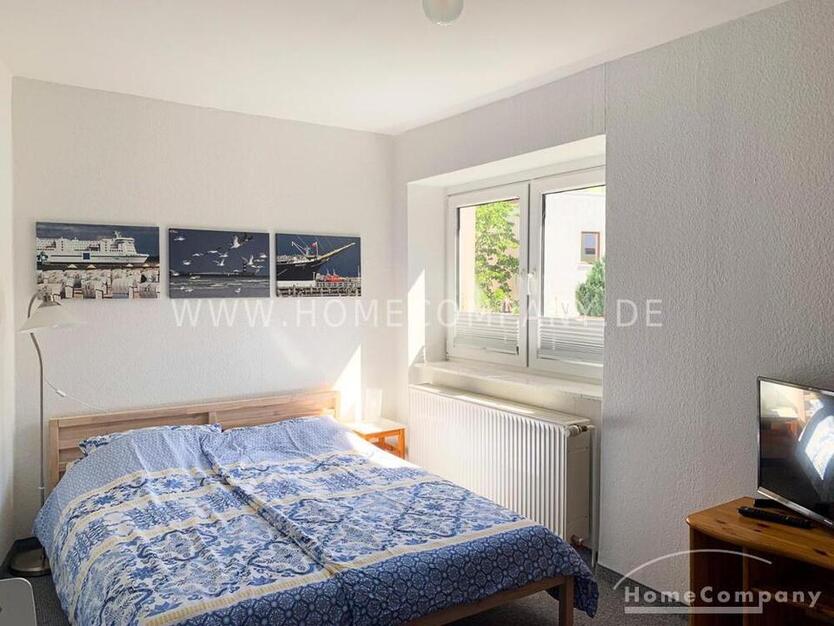 Zentral - Möblierte 1-Zimmer-Wohnung in Lübeck-St.Lorenz Süd mit Duschbad zimmer
