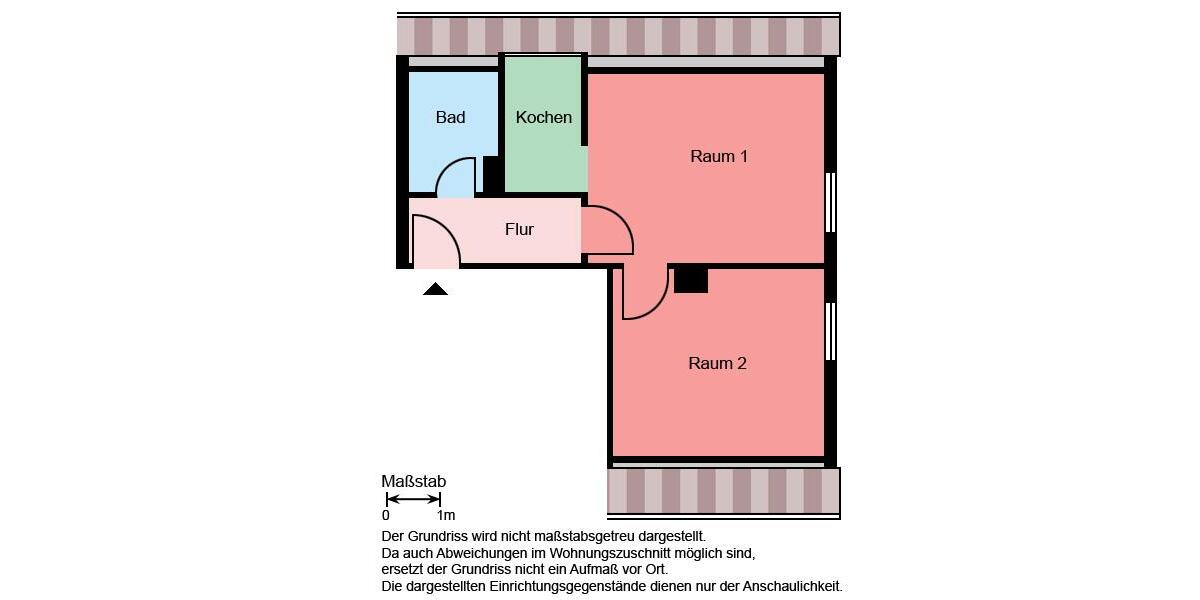 Dachgeschoßwohnung Plettenberg - 2 Zimmer, 33 m&sup2;, 294&euro; | Angebot:24751926