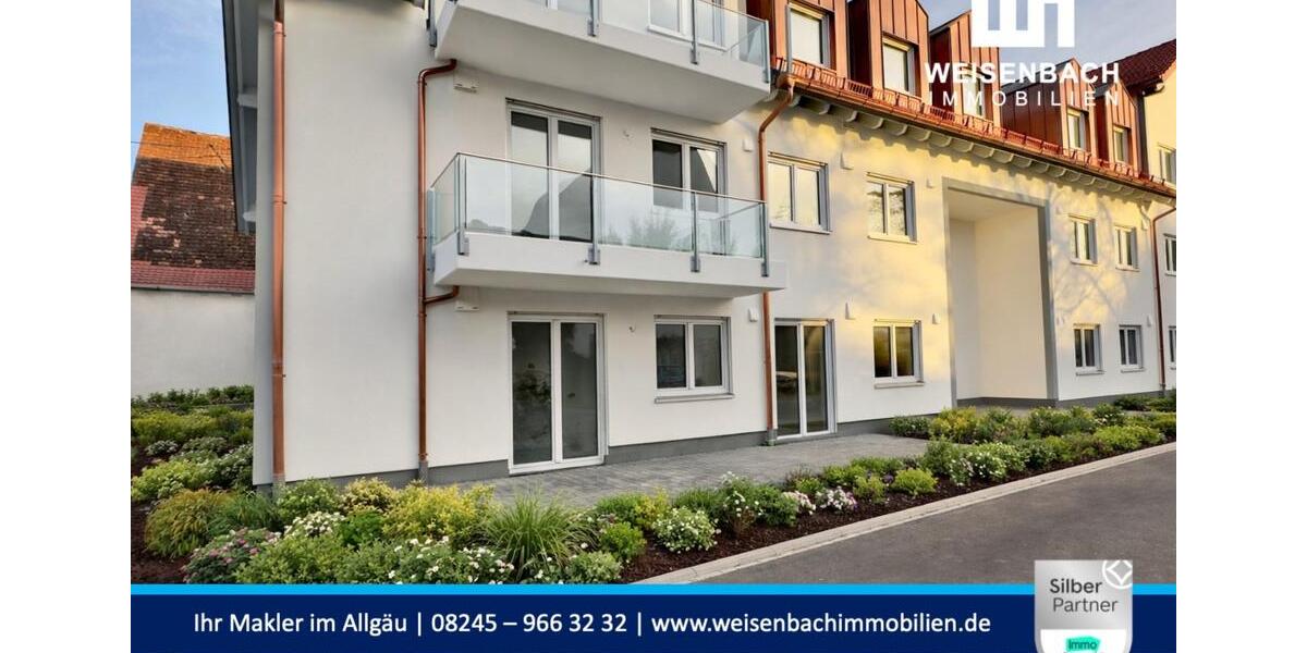 Exklusive Mietwohnung - 3 Zimmer mit 105 QM, 2 Bädern, Terrasse und hochwertiger Einbauküche in Türkheim 3 zimmer