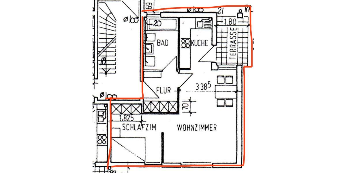 Helle 2-Zimmer-Wohnung mit Terrasse, Stellplatz & EBK in Diez 2 zimmer