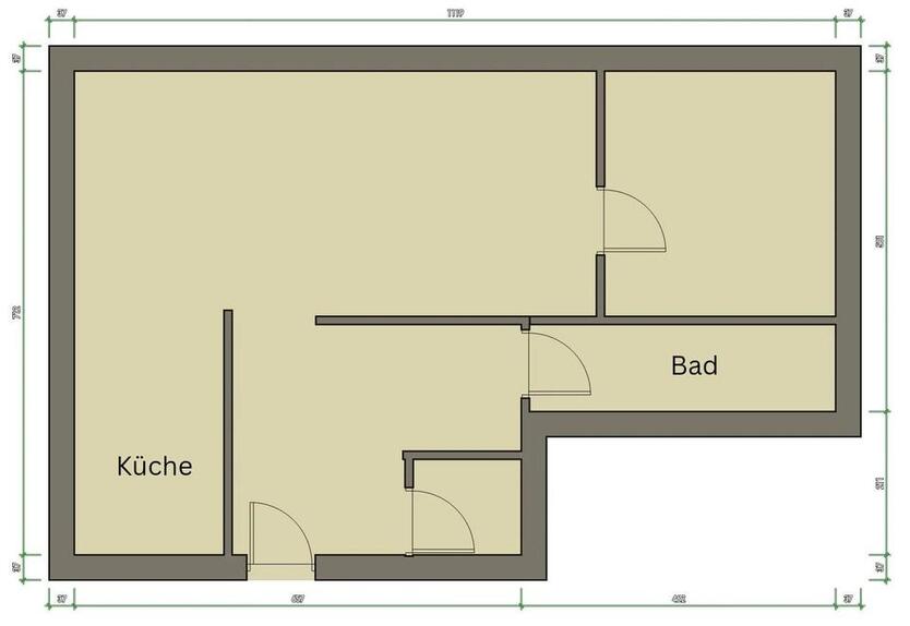 Kernsanierte Wohnung in 7-Parteienhaus – Erstbezug nach Sanierung zimmer