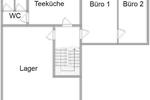 VB3334 Kleine ca. 43 m³ Büroeinheit und ca. 77 m² Lager Regensburg - Nord zimmer