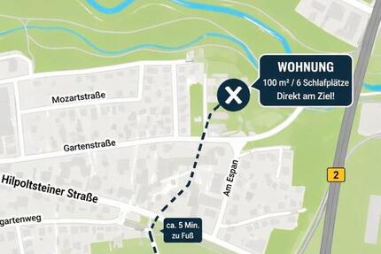 Wohnung Roth - 2 Zimmer, 107 m&sup2;, 1.500&euro; | Angebot:26381858