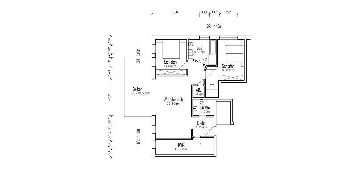 Etagenwohnung Bad Friedrichshall - 3 Zimmer, 99 m&sup2;, 1.399&euro; | Angebot:26190008