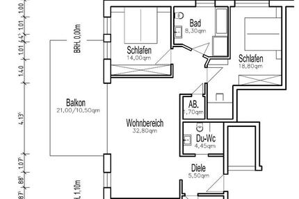 Wohnung Bad Friedrichshall - 3 Zimmer, 99 m&sup2;, 1.399&euro; | Angebot:26190008