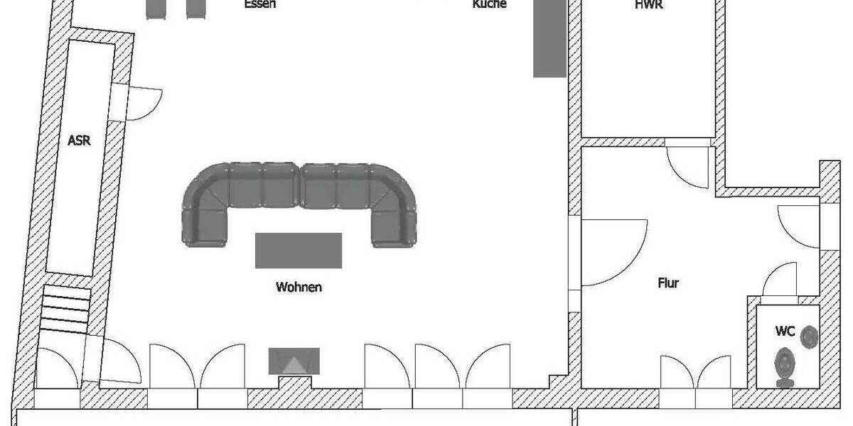 Reihenendhaus Zeithain Röderau-Bobersen - 3 Zimmer, 164 m&sup2;, 850&euro; | Angebot:26344041