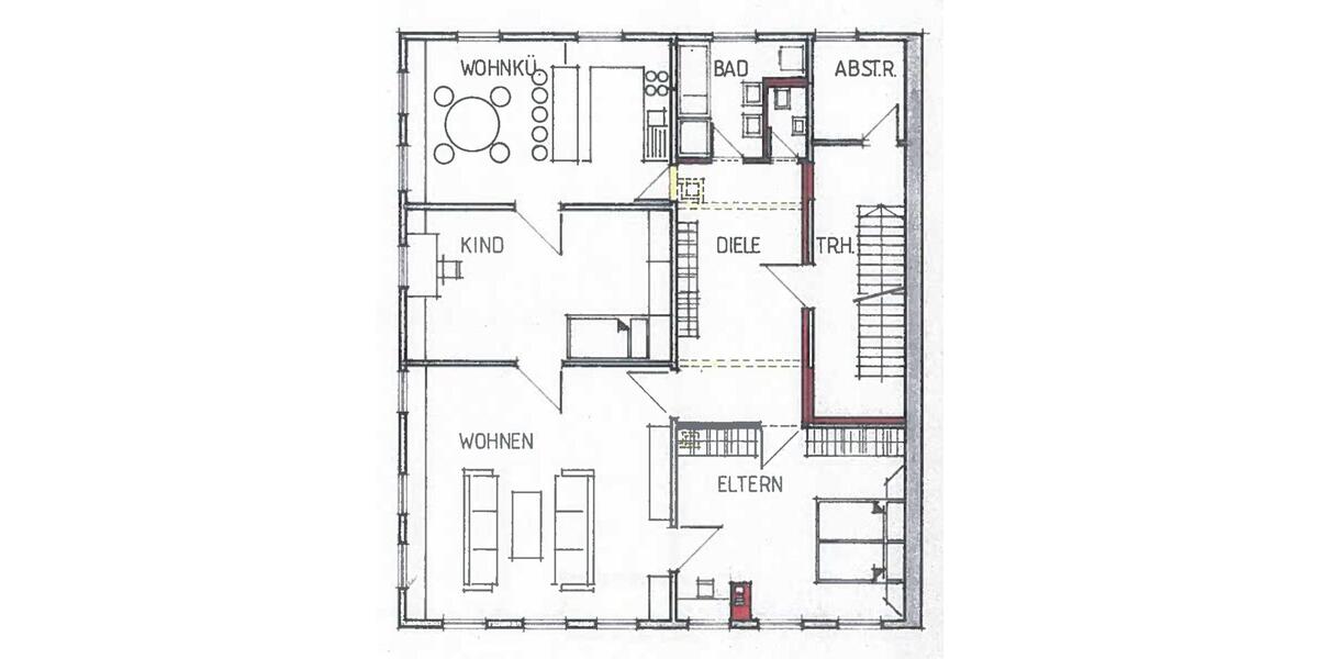 Etagenwohnung Rottenburg am Neckar - 4 Zimmer, 120 m&sup2;, 1.290&euro; | Angebot:26641218