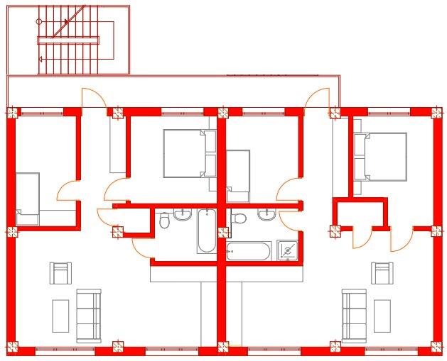 Etagenwohnung Fehrbellin - 3 Zimmer, 64 m&sup2;, 762&euro; | Angebot:26617744