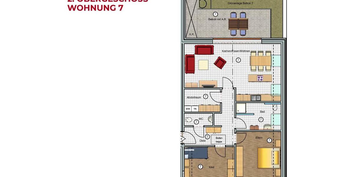 Etagenwohnung Wietmarschen - 3 Zimmer, 89 m&sup2;, 920&euro; | Angebot:25252321