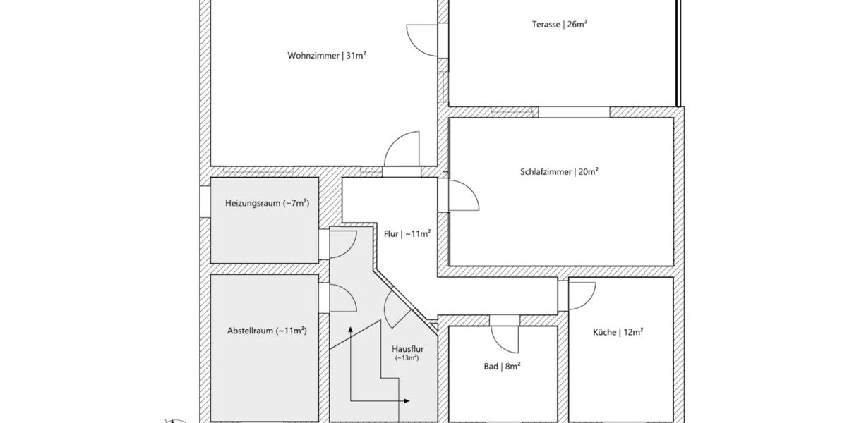 Etagenwohnung Einbeck - 2 Zimmer, 100 m&sup2;, 767&euro; | Angebot:24399351