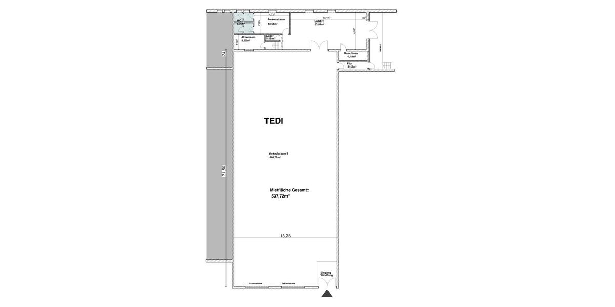 Gewerbefläche für Einzelhandel in Bad Kötzting - Gewerbeobjekt Bad Kötzting | Angebot:24787960