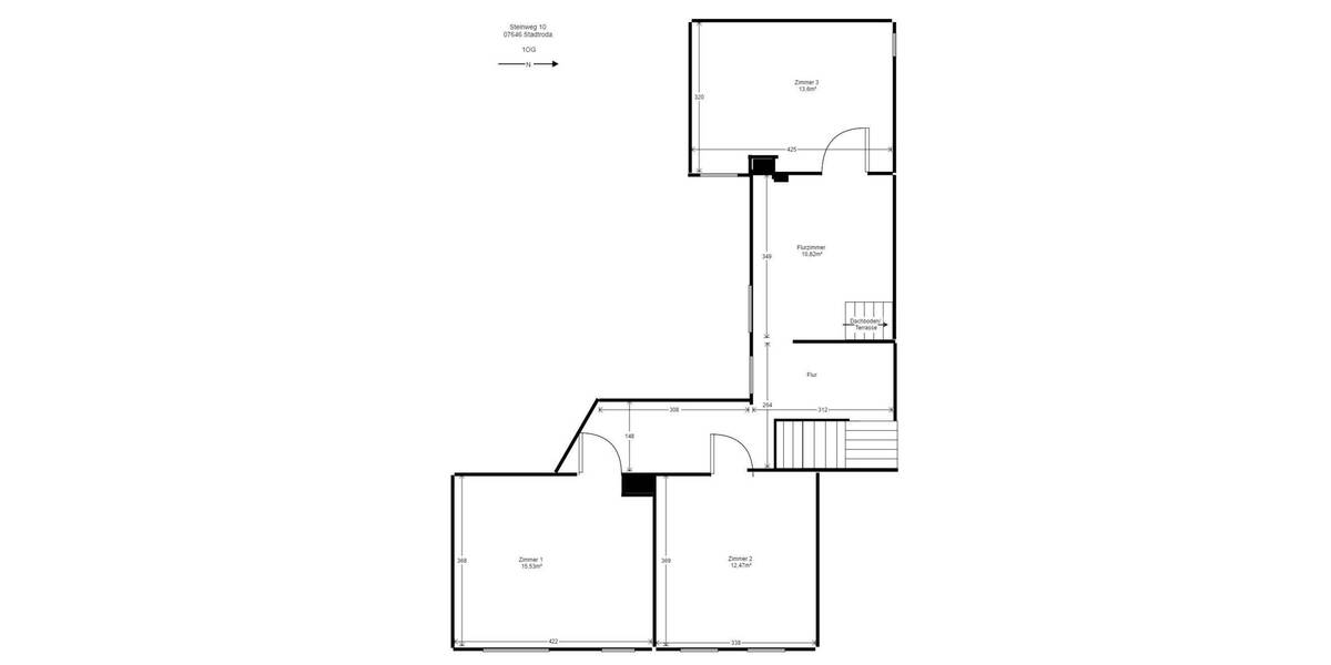 Charmantes Haus zur Miete im Herzen Stadtrodas 3 zimmer