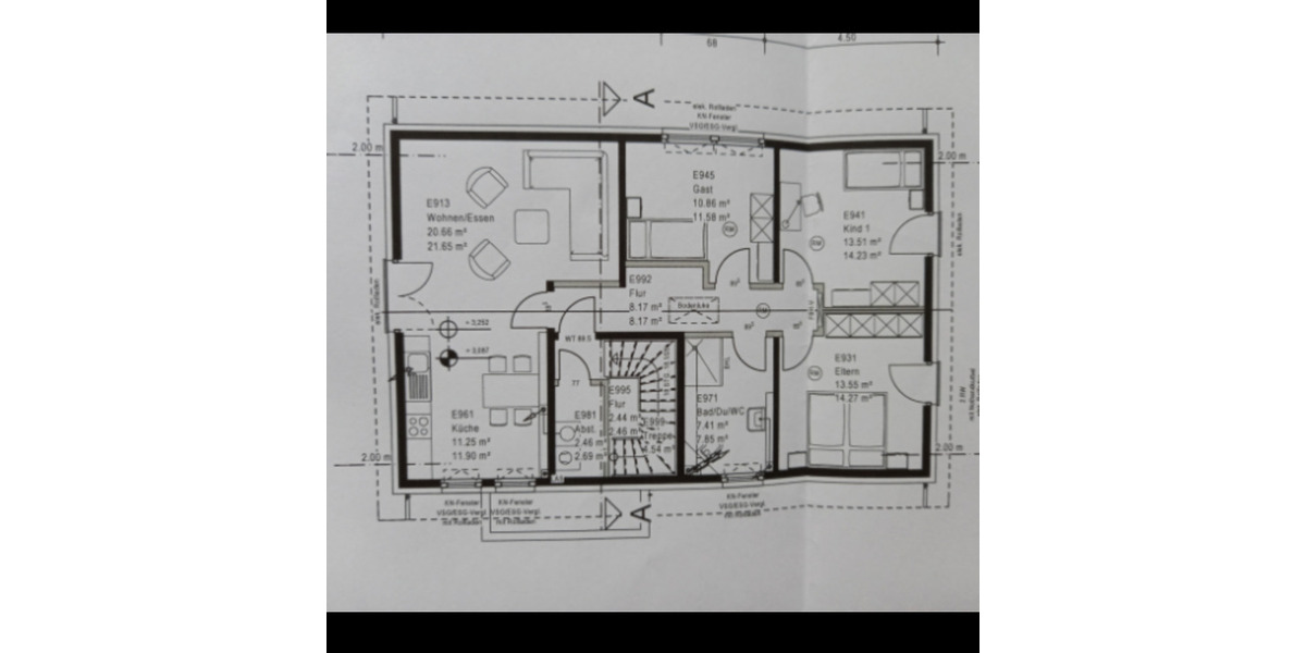 Etagenwohnung Stadtkyll - 4 Zimmer, 85 m&sup2;, 890&euro; | Angebot:24974264