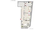 Ruhige 3-Zimmer-Wohnung im Zentrum von Apolda - mit Badewanne