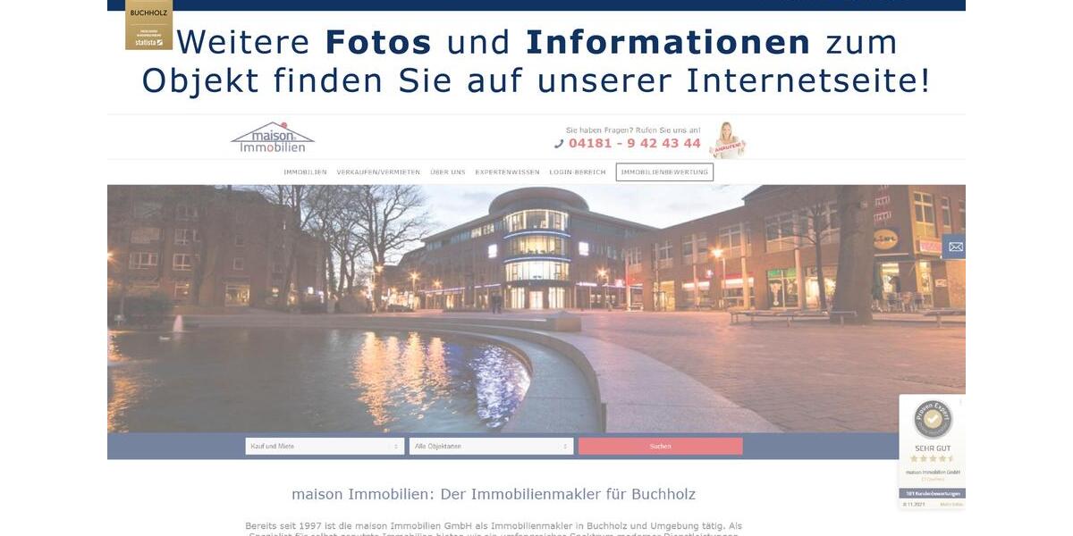 Erdgeschoßwohnung Buchholz in der Nordheide - 3 Zimmer, 84 m&sup2;, 1.176&euro; | Angebot:25430100