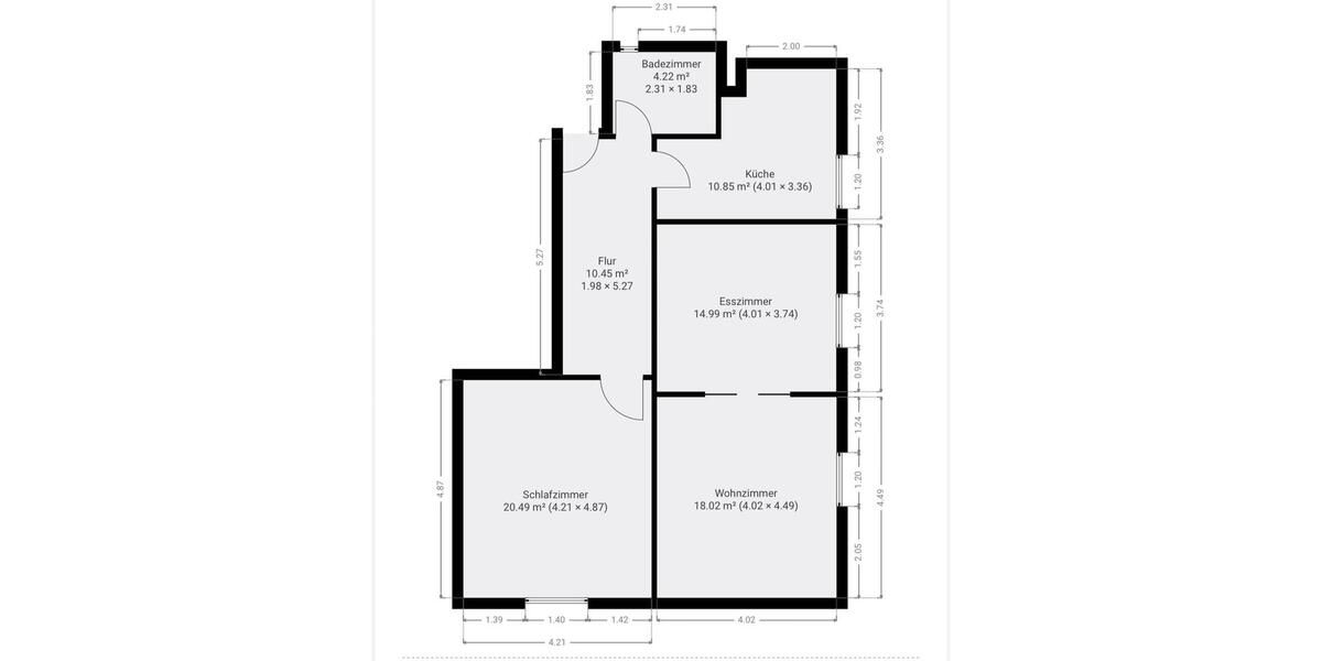 Etagenwohnung Barsinghausen - 3 Zimmer, 79 m&sup2;, 987&euro; | Angebot:25172548