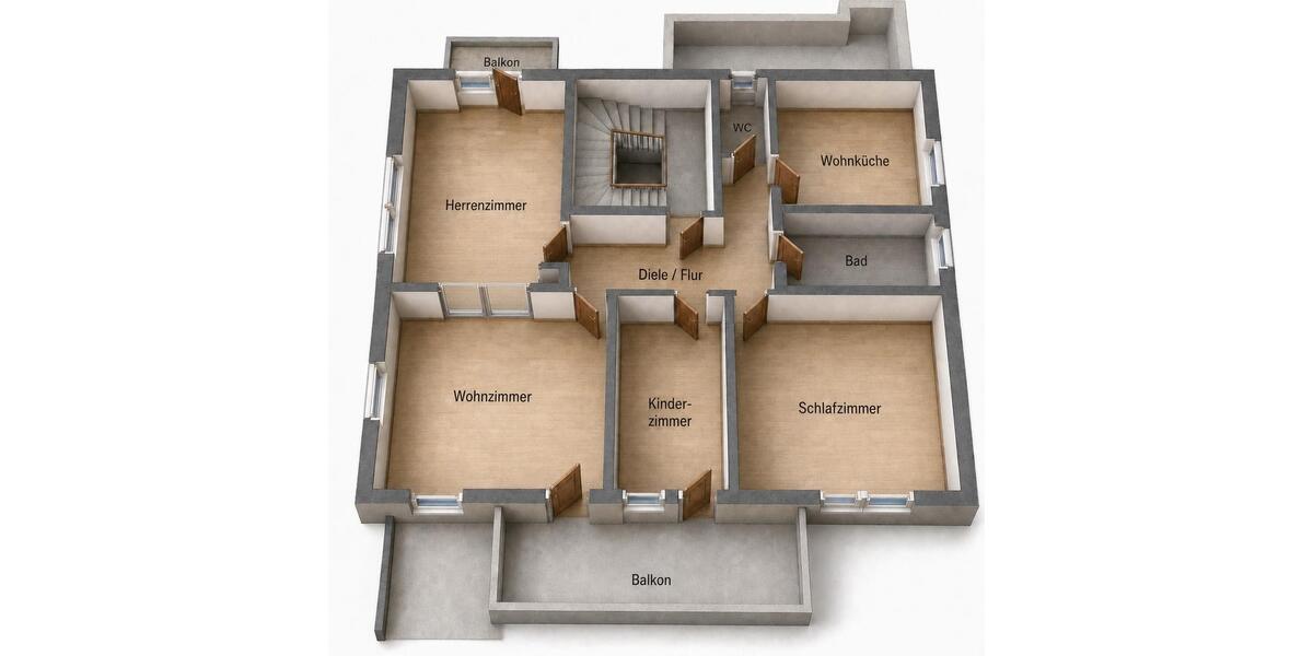 Erdgeschoßwohnung Stuttgart Bad Cannstatt - 4 Zimmer, 102 m&sup2;, 1.795&euro; | Angebot:26574382