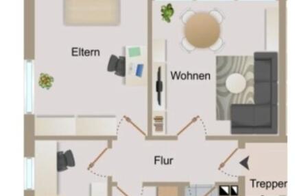 Wohnung Rheinmünster - 3 Zimmer, 56 m&sup2;, 580&euro; | Angebot:25723248