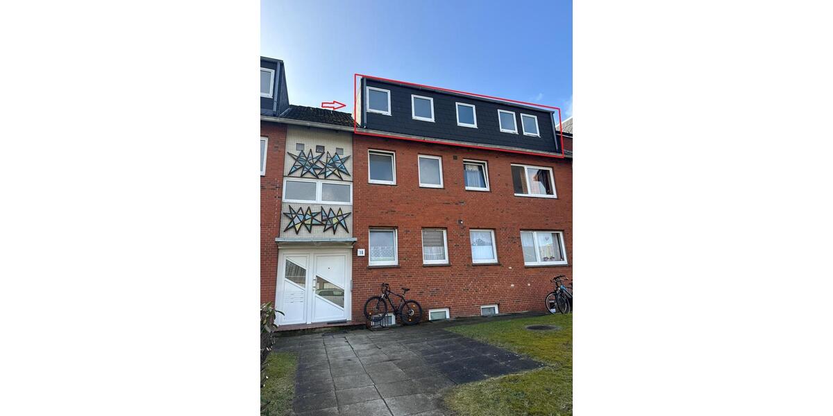 Dachgeschoßwohnung Wurster Nordseeküste - 3 Zimmer, 78 m&sup2;, 600&euro; | Angebot:25917972