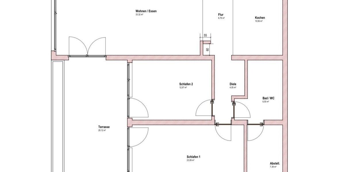 Terrassenwohnung Steinen - 3 Zimmer, 116 m&sup2;, 1.600&euro; | Angebot:25053807