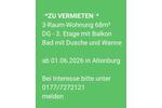 Dachgeschoßwohnung Altenburg - 2 Zimmer, 68 m&sup2;, 650&euro; | Angebot:25237466