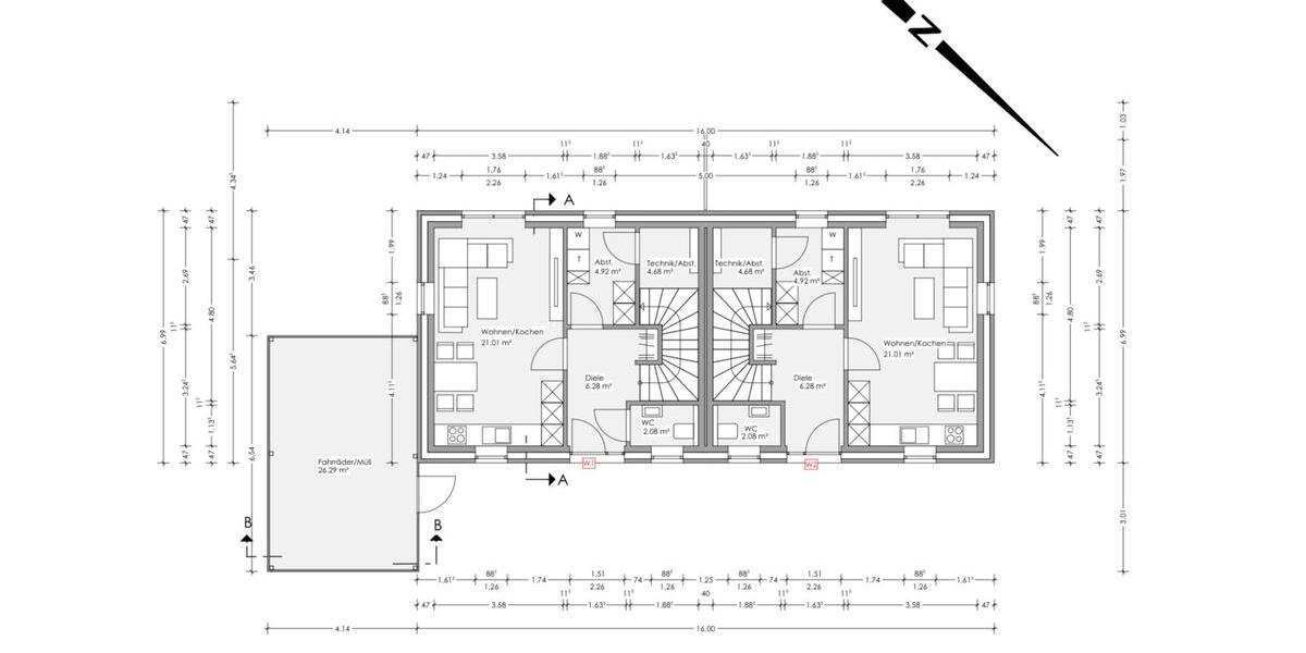 Erstbezug DHH mit Garten - zum 01.05.2026 2 zimmer