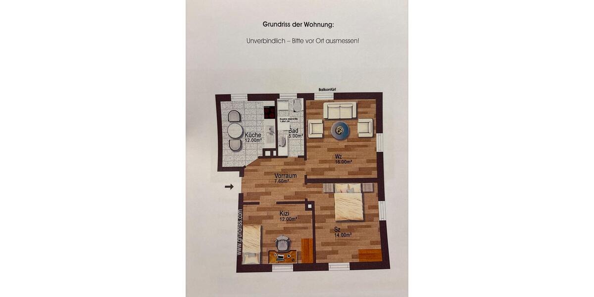 Dachgeschoßwohnung Löbau - 3 Zimmer, 56 m&sup2;, 490&euro; | Angebot:25149790
