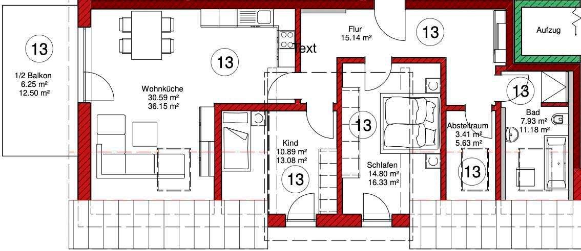 Etagenwohnung Schierling - 3 Zimmer, 89 m&sup2;, 1.020&euro; | Angebot:24765856