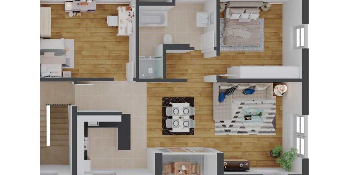 Etagenwohnung Wolmirstedt - 3 Zimmer, 85 m&sup2;, 980&euro; | Angebot:26479942