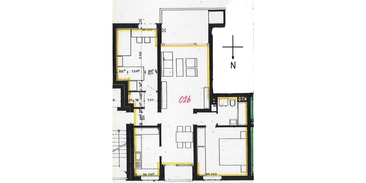 Etagenwohnung Düsseldorf Stadtbezirk 10 - 3 Zimmer, 73 m&sup2;, 1.420&euro; | Angebot:24623780