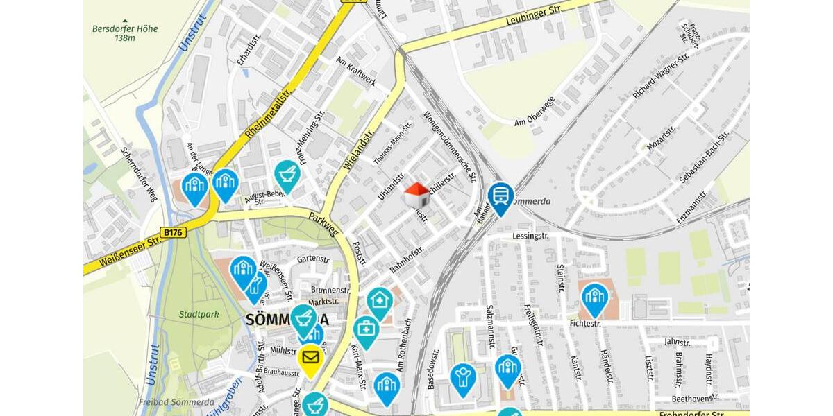 Etagenwohnung Sömmerda - 3 Zimmer, 97 m&sup2;, 1.258&euro; | Angebot:22779654