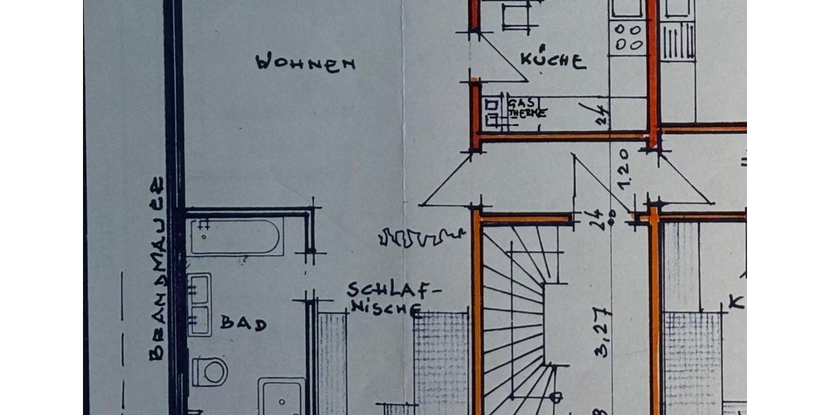 1-Zimmer-Wohnung in Villmar Weyer Dachgeschoss 45qm 1 zimmer