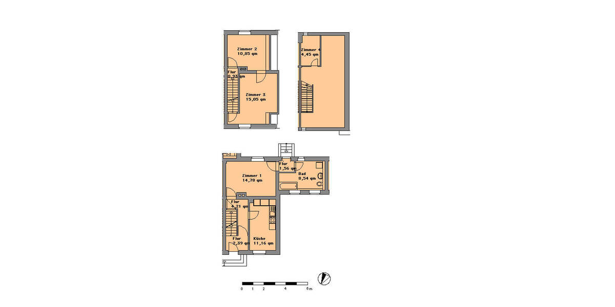 Etagenwohnung Lauta - 3 Zimmer, 73 m&sup2;, 445&euro; | Angebot:26502102