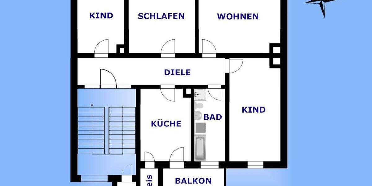 Etagenwohnung Greiz Irchwitz - 4 Zimmer, 114 m&sup2;, 550&euro; | Angebot:26156285
