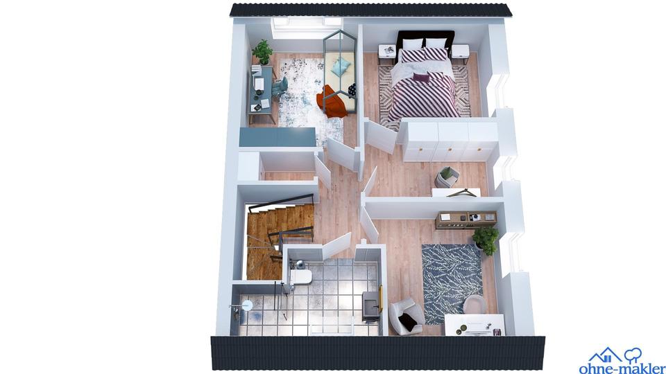 Doppelhaushälfte Selsingen - 3 Zimmer, 109 m&sup2;, 1.380&euro; | Angebot:25791711