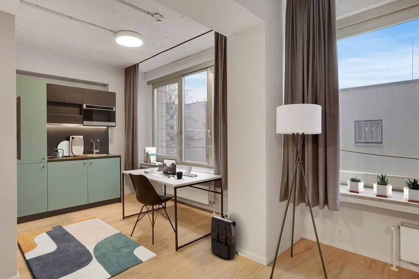 Zentral + modern: möbliertes 1-Zimmer-Apartment zentral in Köln-Ehrenfeld | Maxi Studio