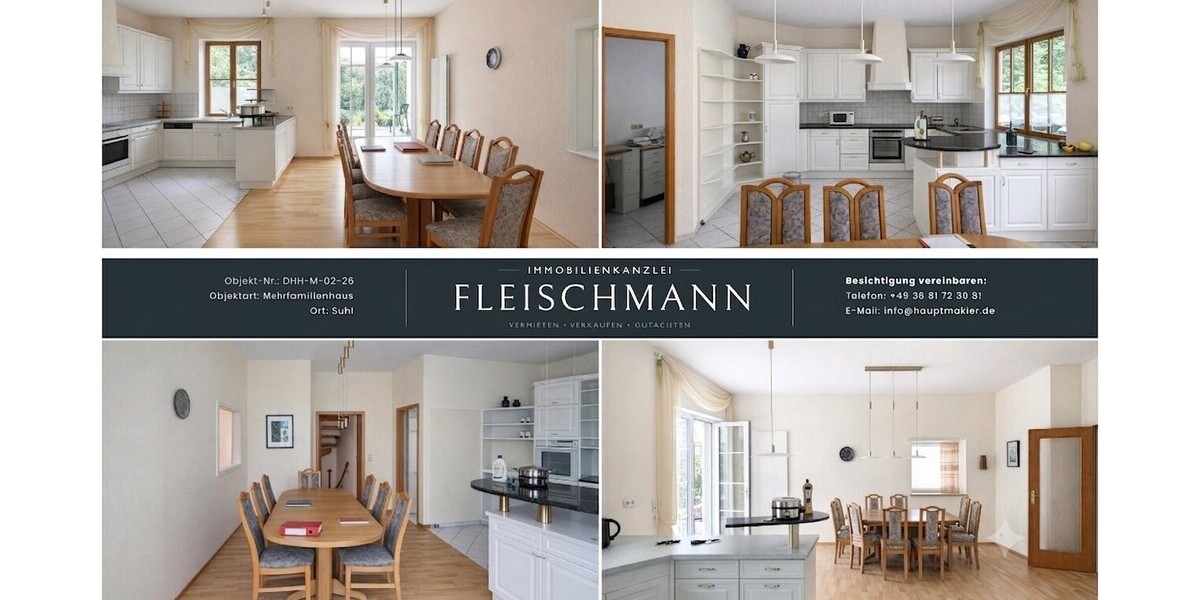 Großzügige Doppelhaushälfte mit Garten, Wintergarten und viel Platz - Doppelhaushälfte Suhl | Angebot:27329736