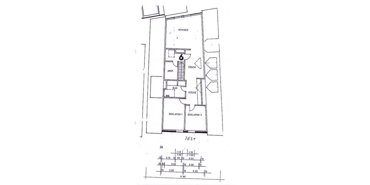 Etagenwohnung Rietberg - 3 Zimmer, 83 m&sup2;, 511&euro; | Angebot:25229408