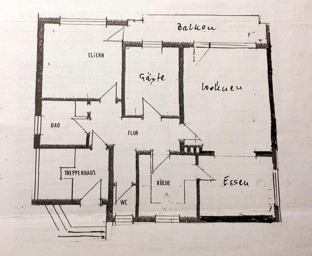 Etagenwohnung Hille - 3 Zimmer, 96 m&sup2;, 930&euro; | Angebot:25838672