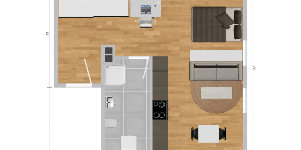 Dachgeschoßwohnung Ottendorf-Okrilla Okrilla - 1 Zimmer, 31 m&sup2;, 280&euro; | Angebot:25751098