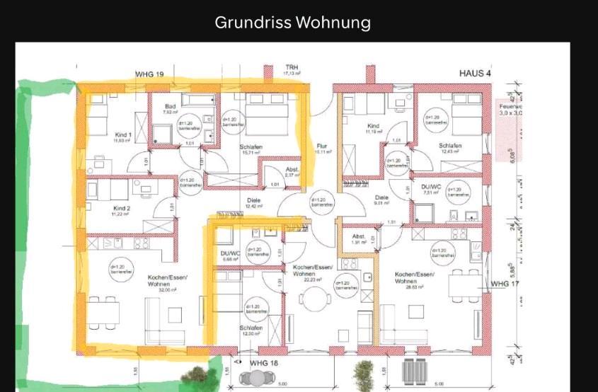 Erdgeschoßwohnung Bad Wurzach - 4 Zimmer, 97 m&sup2;, 1.200&euro; | Angebot:25636808