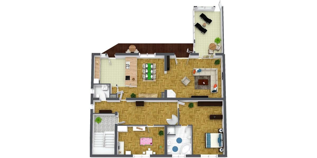 Maisonettenwohnung Bonn Hardtberg - 5 Zimmer, 180 m&sup2;, 1.900&euro; | Angebot:25974847