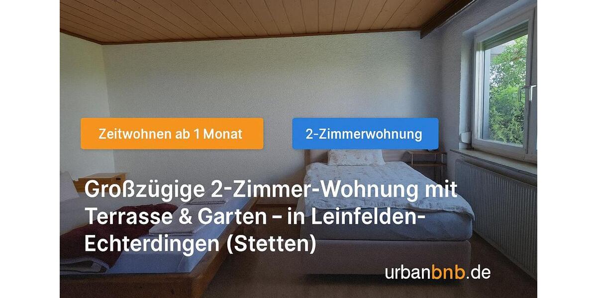 Wohnen auf Zeit Leinfelden-Echterdingen Echterdingen - 2 Zimmer, 54 m&sup2;, 980&euro; | Angebot:22030845