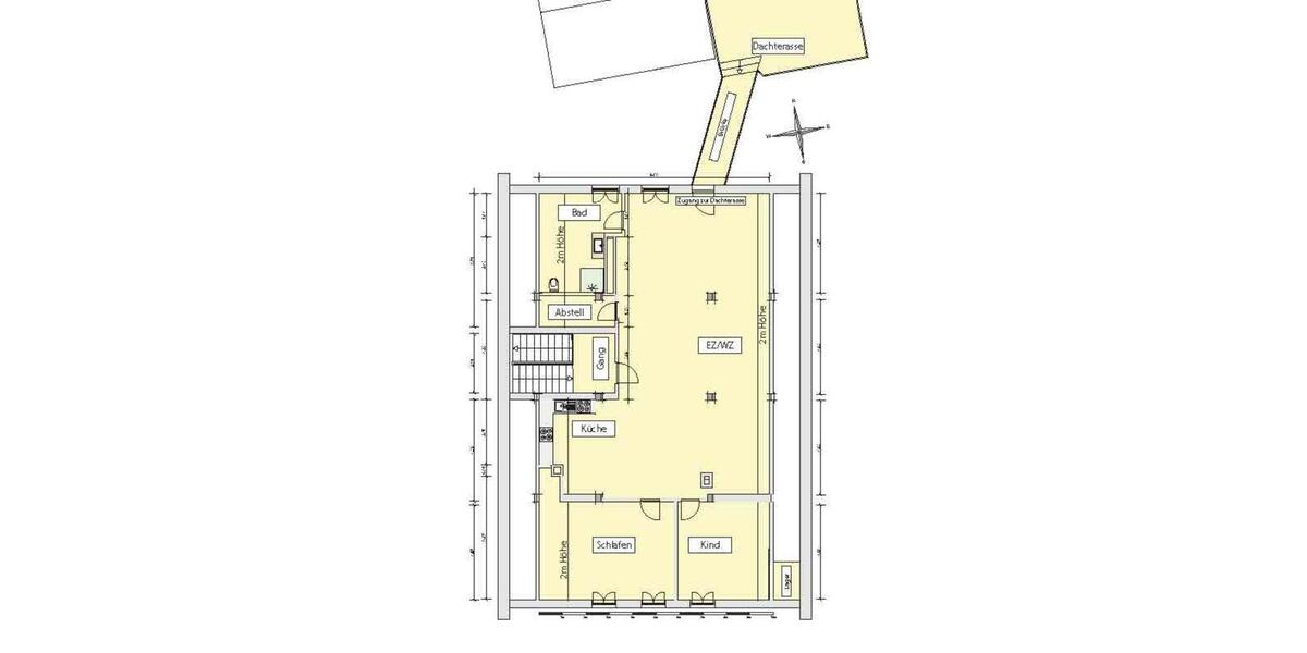Dachgeschoßwohnung Zachenberg - 3 Zimmer, 1.350&euro; | Angebot:25370227