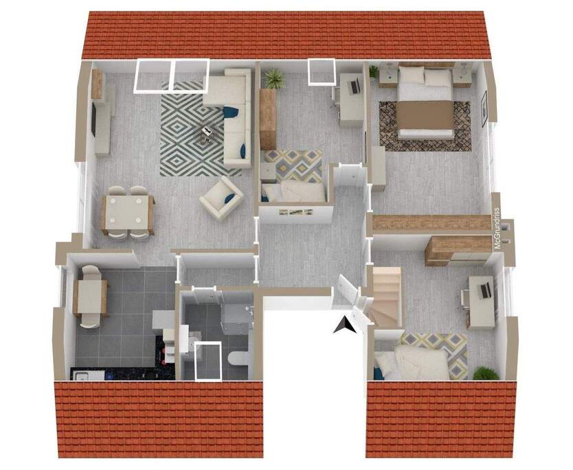 Moderne ca. 95 m² große 4-Zimmer-Wohnung mit Tageslichtbad ruhig gelegen im Hagener Süden 4 zimmer