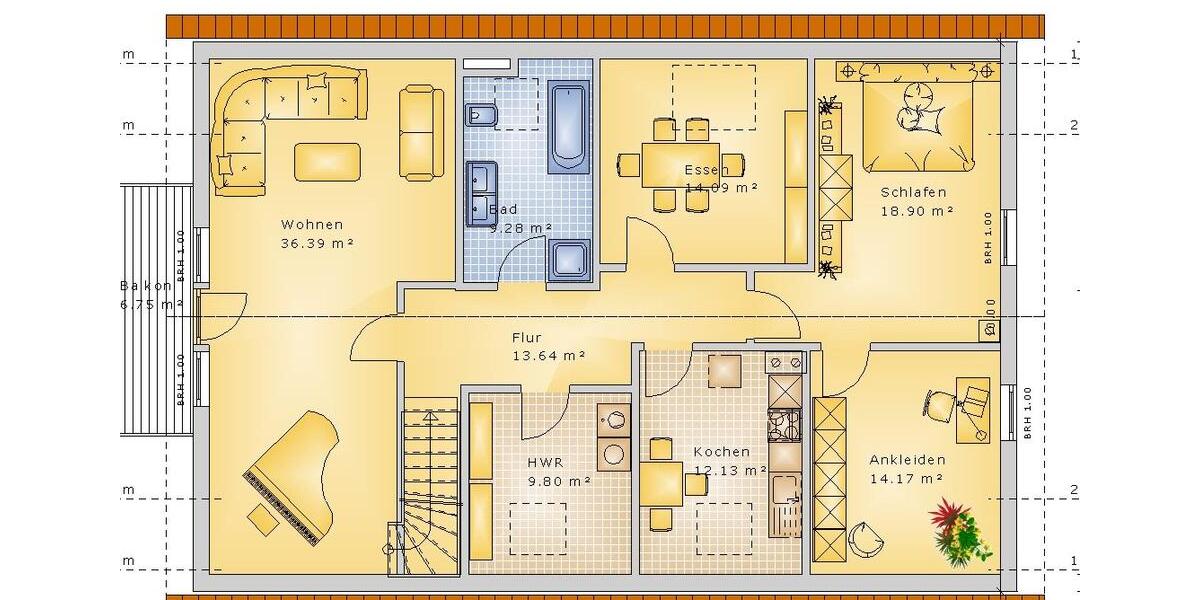 Dachgeschoßwohnung Freudenberg - 3.5 Zimmer, 105 m&sup2;, 950&euro; | Angebot:26623803
