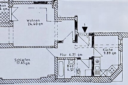 2-Zimmer-Wohnung auf dem Weißen Hirsch 2 zimmer